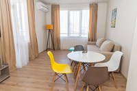 Студио Делукс във Villa Mare, къмпинг Градина – спалня и легла